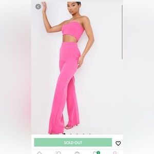 Pretty Little Thing- Hot Pink Matching Set